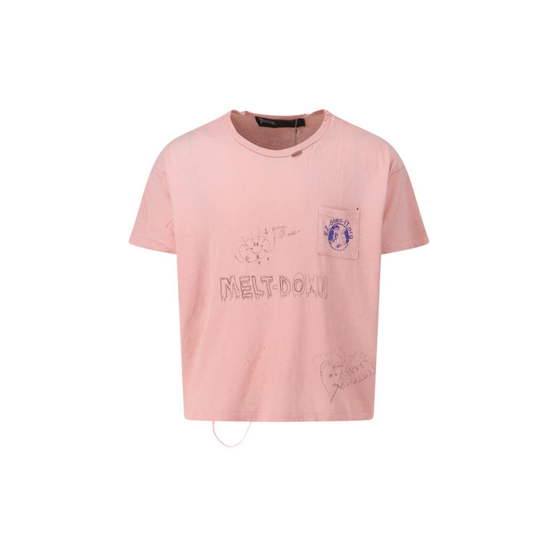 Paly Hollywood 男士 秋冬新品 T恤 PALY and Polos T恤粉色T恤