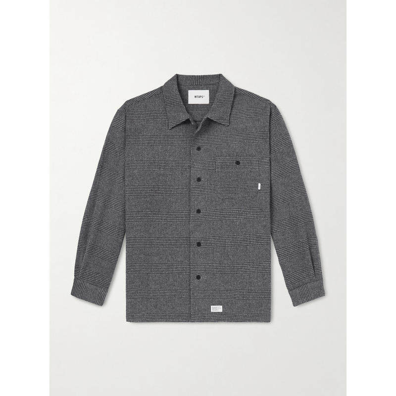 WTAPS 男士 SS26 衬衫 Crumb 千鸟格法兰绒衬衫