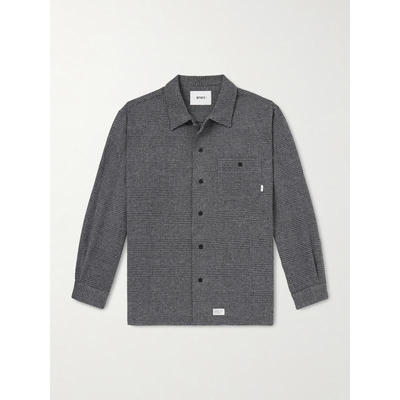 WTAPS 男士 SS26 衬衫 Crumb 千鸟格法兰绒衬衫