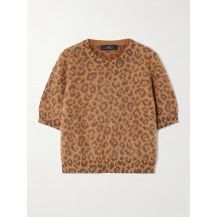 Toulon Arch4 毛衣 SS26 豹纹磨毛山羊绒毛衣 女士