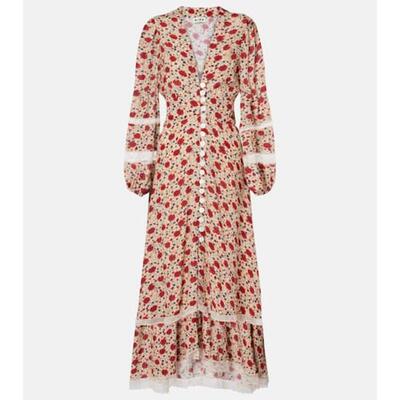 RIXO 女士 中长连衣裙 Raven 花朵