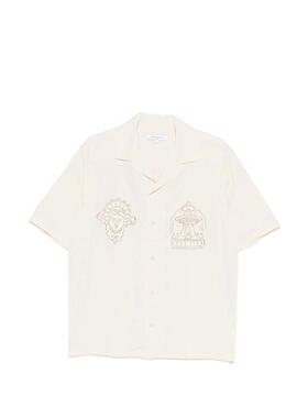 Maison Kitsuné 男士 SS26 衬衫 PARISIAN MONUMENTS RESORT