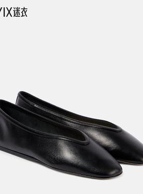 LE MONDE BÉRYL 女款Luna 皮质芭蕾舞鞋 迷衣时尚