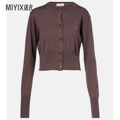 Vivienne Westwood西太后 女款Orb 棉质羊绒针织开衫 迷衣时尚