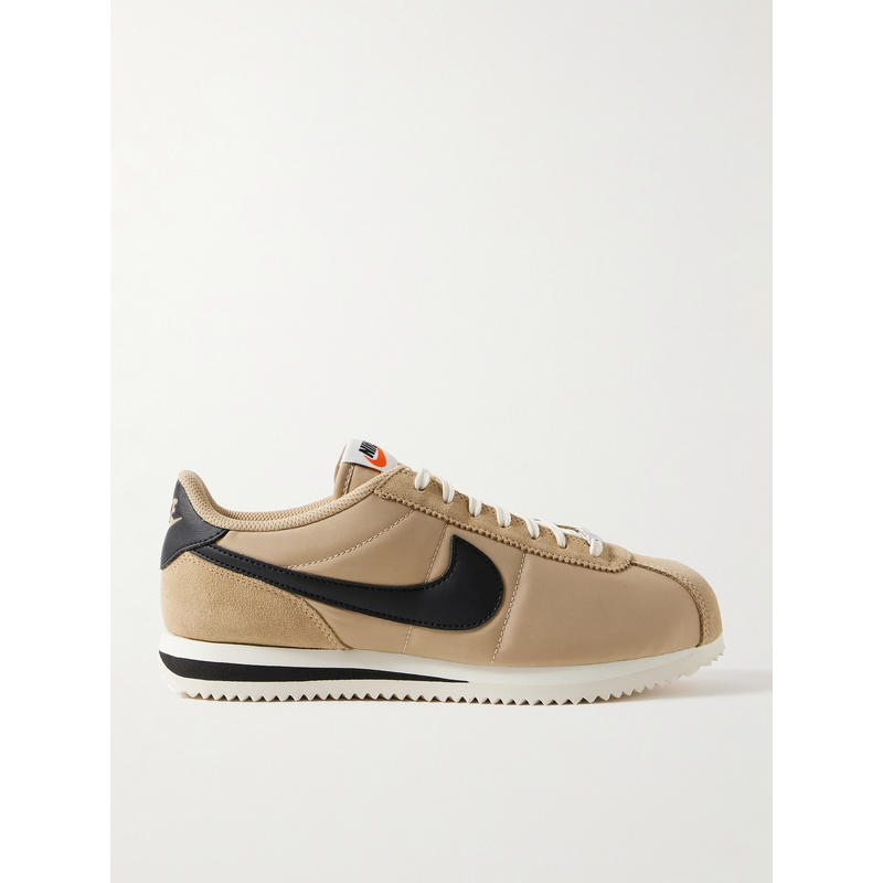 Nike 女士 运动鞋 Cortez shell 皮质山羊皮边运动鞋