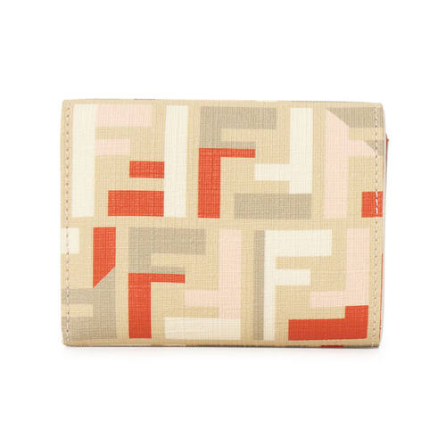 Fendi 芬迪 女士 SS25 钱包 FF 多色布织
