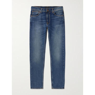 Nudie Jeans 男士 牛仔长裤 Lean Dean 直筒牛仔裤