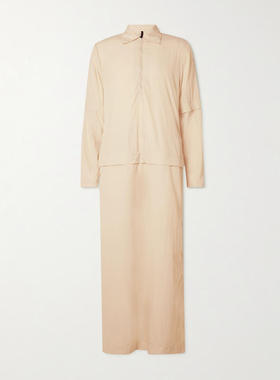 SAIF UD DEEN 男士 FW23 夹克 Shell 多穿法衬衫式衬衫