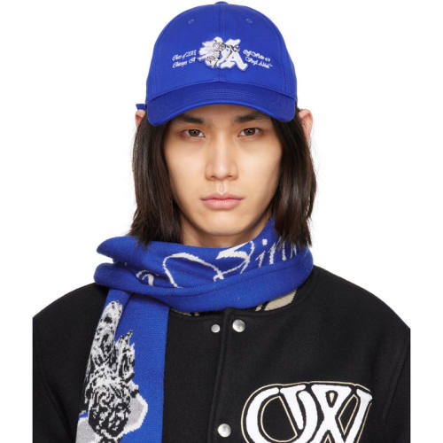 Off-White 男士 棒球帽 蓝色 VA