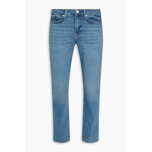 FRAME 男士 牛仔长裤 L'Homme whiskered 运动修身牛仔裤