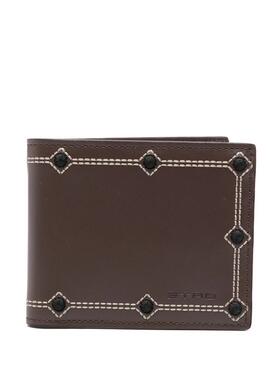 Etro 艾绰 男士 SS26 钱包 + 10,5X9 皮革刺绣