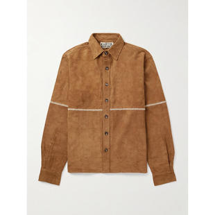 Research Rabari 男士 夹克 刺绣绒面革 SS26 Kartik