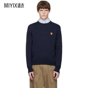 Head 男款 Maison Fox 海軍藍(lán) Bold Patch Kitsuné Regular 毛衣