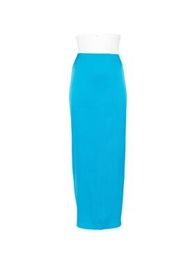 Silk95five 女士 SS26 半身裙 FRENCH 打结领真丝
