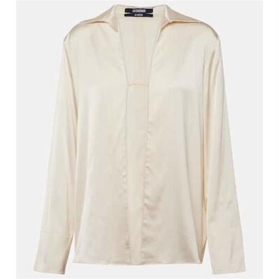 Jacquemus 雅克慕斯 女士 衬衫 La Chemise Notte 缎面上衣