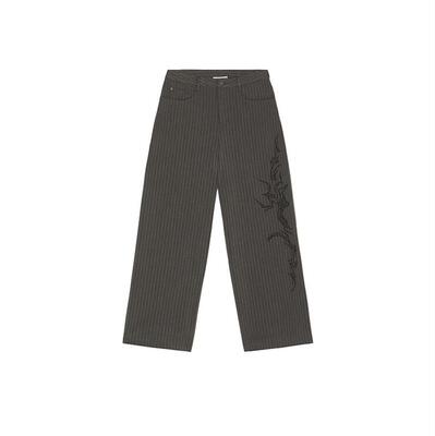 Jaded London 男士 长裤 Gothic Goliath 细条纹裤子