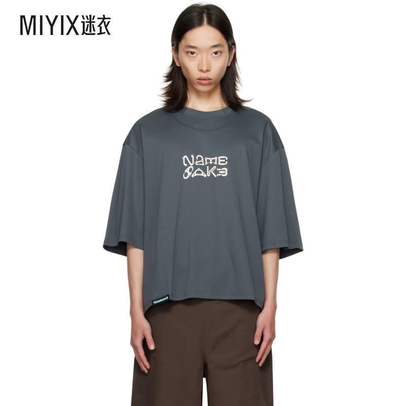 NAMESAKE 男款蓝色 Mayo Oversized Carabiner T 恤 迷衣时尚