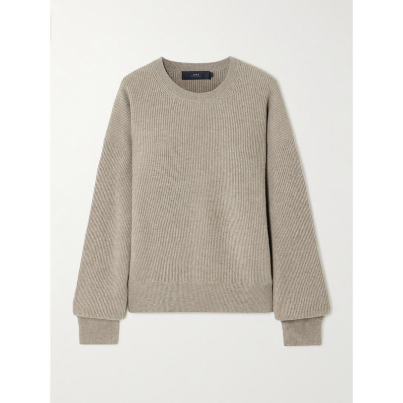 Arch4 女士 毛衣 Cornwall 罗纹羊绒毛衣