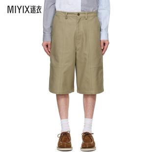 綠色 男士 Kitsuné 短褲 迷衣時尚 Workwear Maison