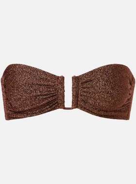 ERES 女士 比基尼 Flamboyant lurex® 抹胸比基尼上装