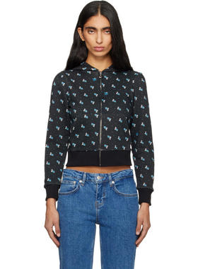 Sandy Liang 女士 卫衣 海军蓝 Cardamom 连帽衫