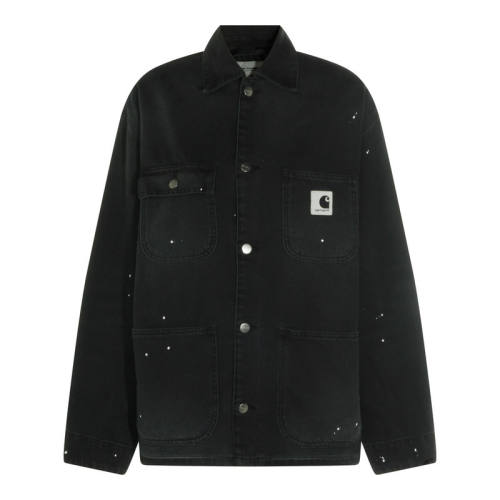 Carhartt WIP 卡哈特 女士 FW26 夹克 MICHIGAN 黑色牛仔布