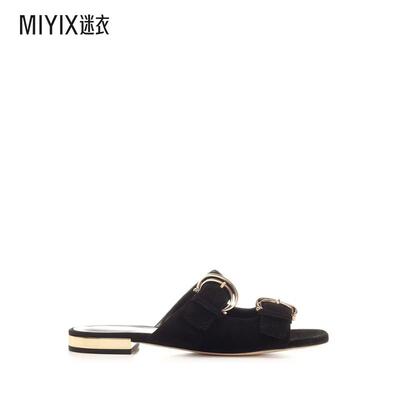 Chloé Alizè 双 C 扣平底凉鞋 女 迷衣时尚