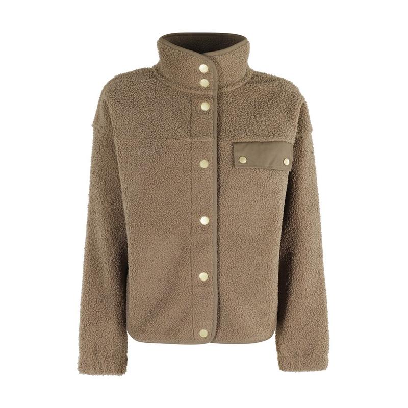 Barbour 女士 FW25 夹克 巴伯高領泰迪熊夾克