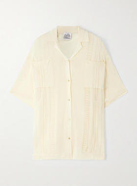 DONDE ESTEBAN 女士 T恤 Guayabera 洞眼针织衬衫