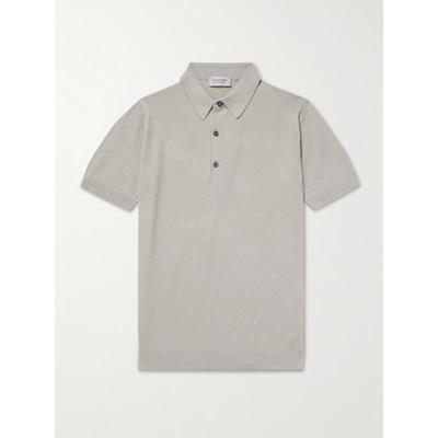 John Smedley 男士 SS26 衬衫 Roth 修身海岛棉Polo衫