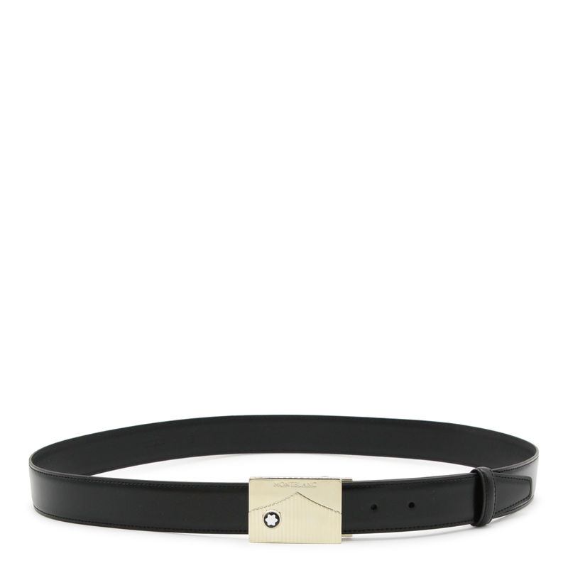 Montblanc万宝龙 男士 秋冬新品 腰带 黑色皮带腰带