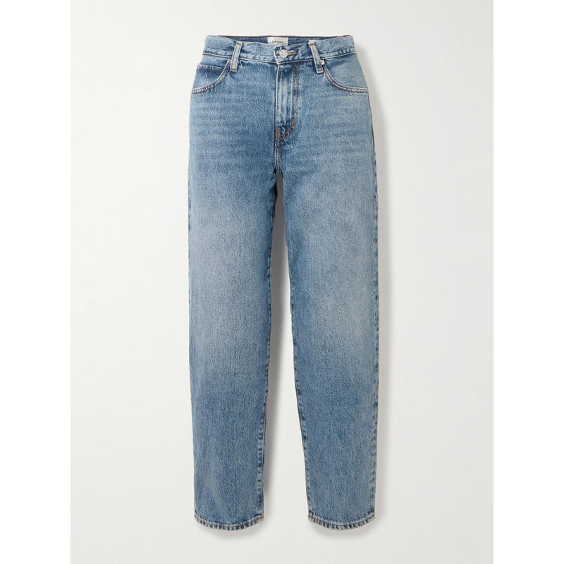 FRAME 女士 牛仔长裤 Candle 短款中腰直筒牛仔裤