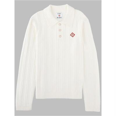 Casablanca 男士 FW26 POLO衫 MANICA LUNGA 毛圈