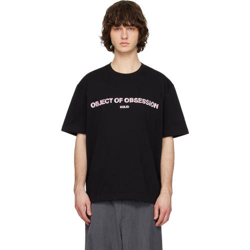 Solid Homme 男士 T恤 黑色 Object Of Obsession