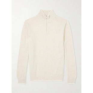 毛衣 SS26 羊绒半拉链 男士 Fedeli