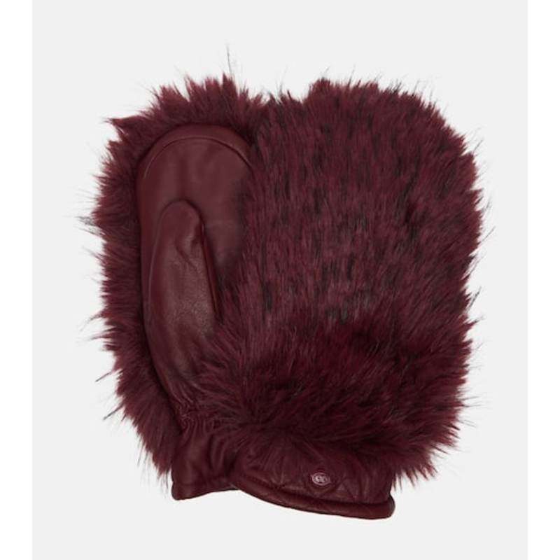 Goldbergh 女士 手套 Hill 皮革连指手套