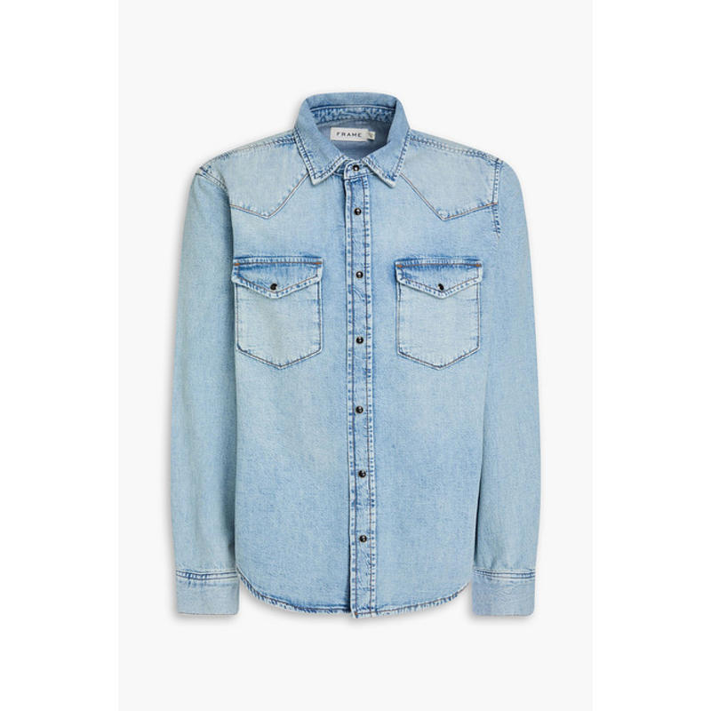 FRAME 男士 衬衫 牛仔布衬衫