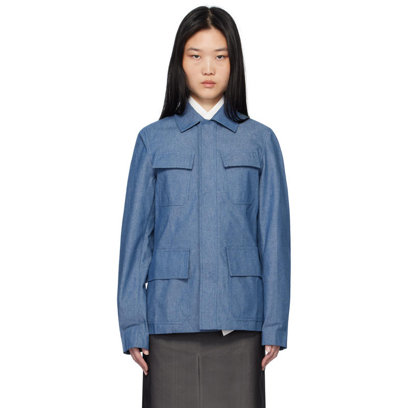 AO YES 女士 夹克 蓝色 Mao 牛仔夹克