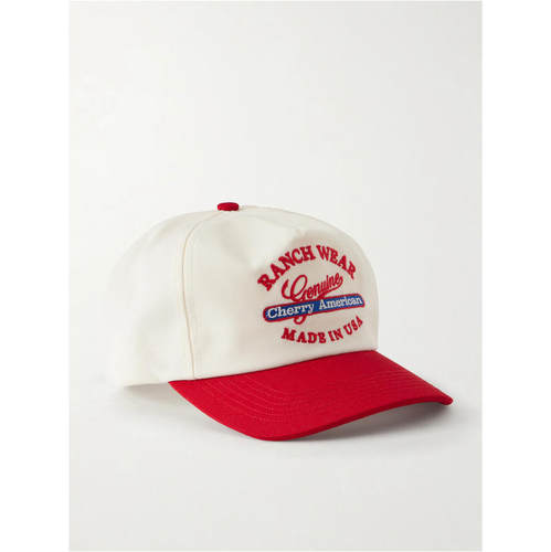 Cherry Los Angeles 男士 FW26 棒球帽 Ranch Wear 刺绣斜纹帽子