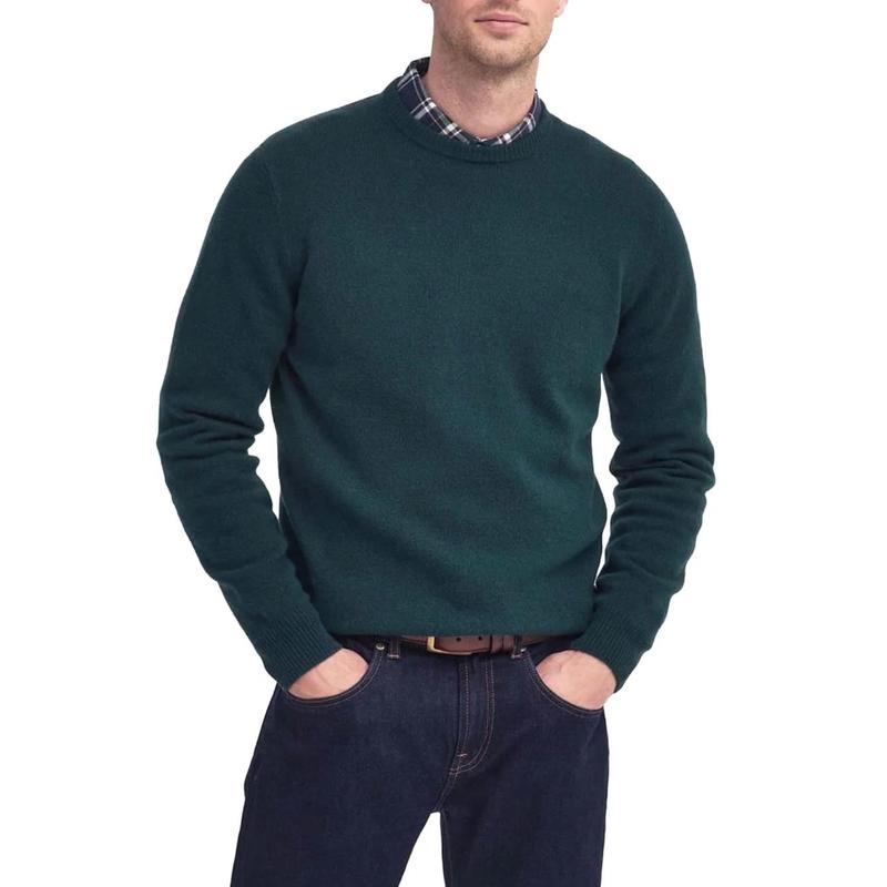 Barbour 男士 FW25 针织衫 基本款圓領套頭衫