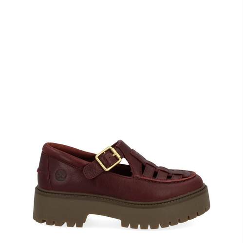 Timberland 添柏岚 女士 FW25 休闲皮鞋 搭扣便鞋