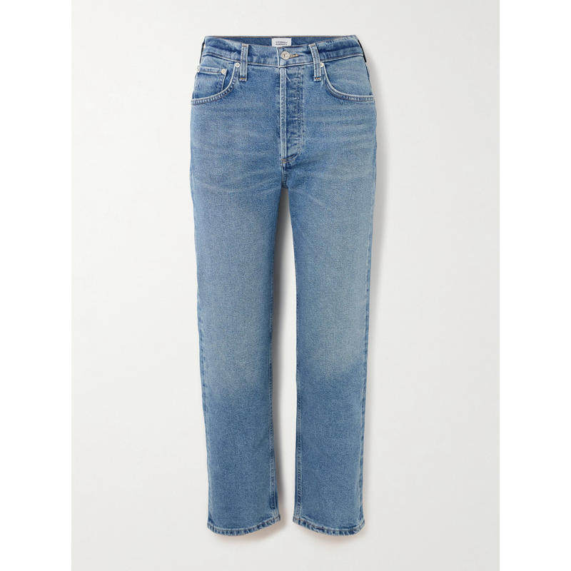 Citizens of Humanity 女士 牛仔长裤 Delfina 高腰直筒牛仔裤