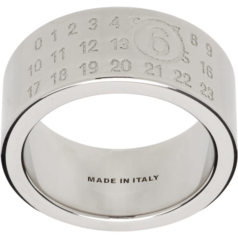 MM6 Maison Margiela 女士 戒指 Numeric Minimal Signature 戒指