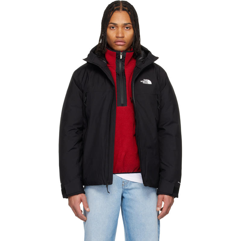 The North Face北面 男士 黑色 TNF Range Hooded 羽绒夹克羽绒服