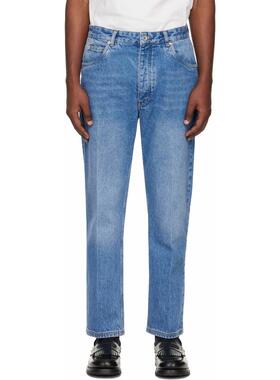 Studio Nicholson 男士 牛仔长裤 蓝色 Windslow 牛仔裤