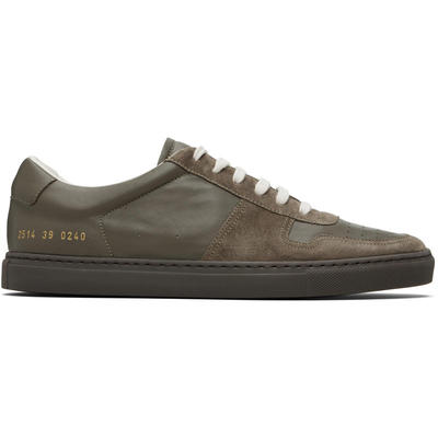 Common Projects 男士 运动鞋 绿色 BBall Slim Gum Brown Sole