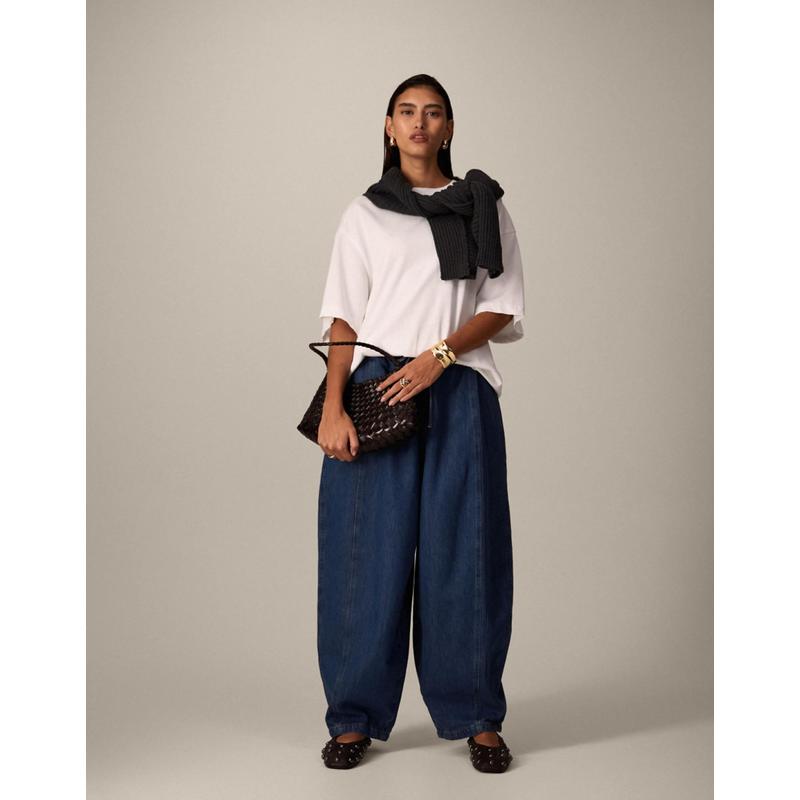 ARRANGE 女士 牛仔长裤 Willa barrel 柔软蓝色牛仔裤子