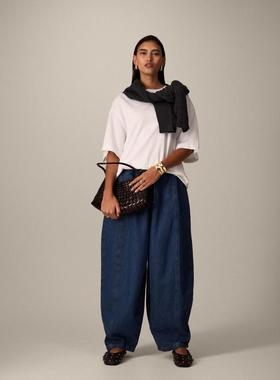 ARRANGE 女士 牛仔长裤 Willa barrel 柔软蓝色牛仔裤子