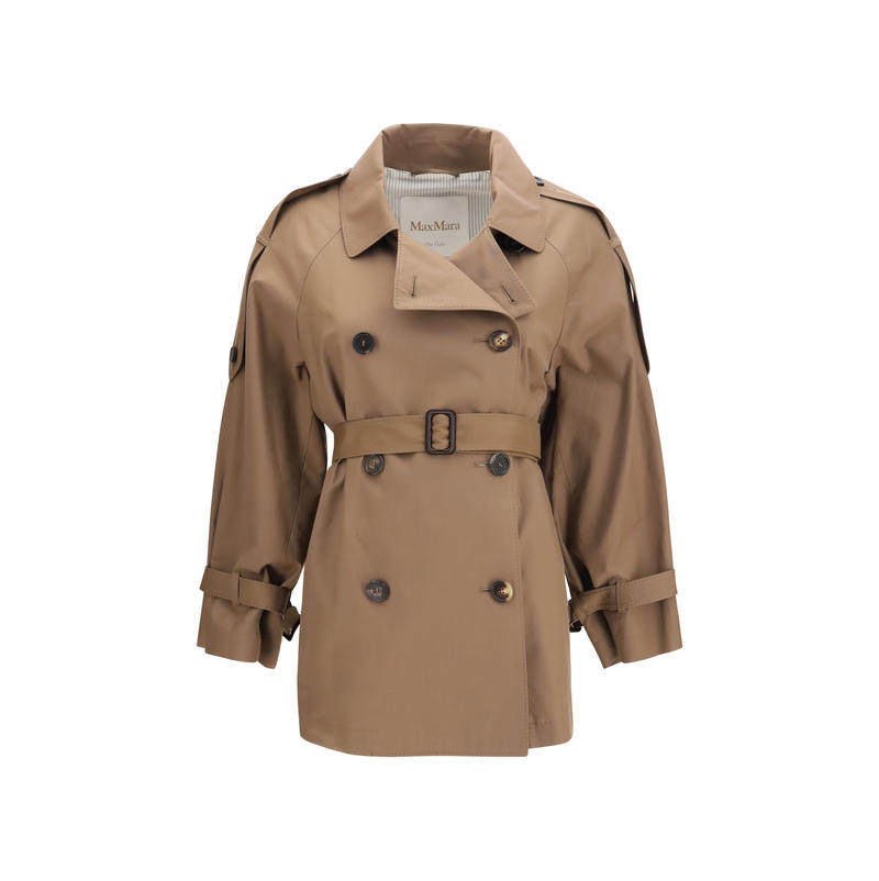 Max Mara The Cube 女士 FW26 风衣 短款防水斜纹布