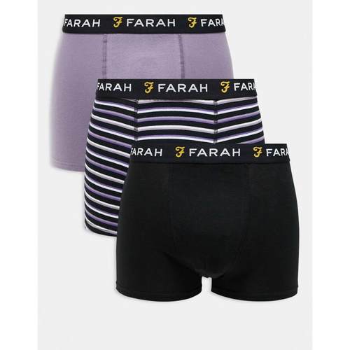 Farah 男士 平角内裤 Sweeney 多彩四角裤(三件套)